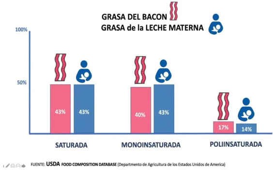 LECHE MATERNA Y GRASAS SATURADAS